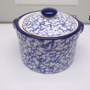 Two Bears Pottery Happy Hands Sponge Handpainted